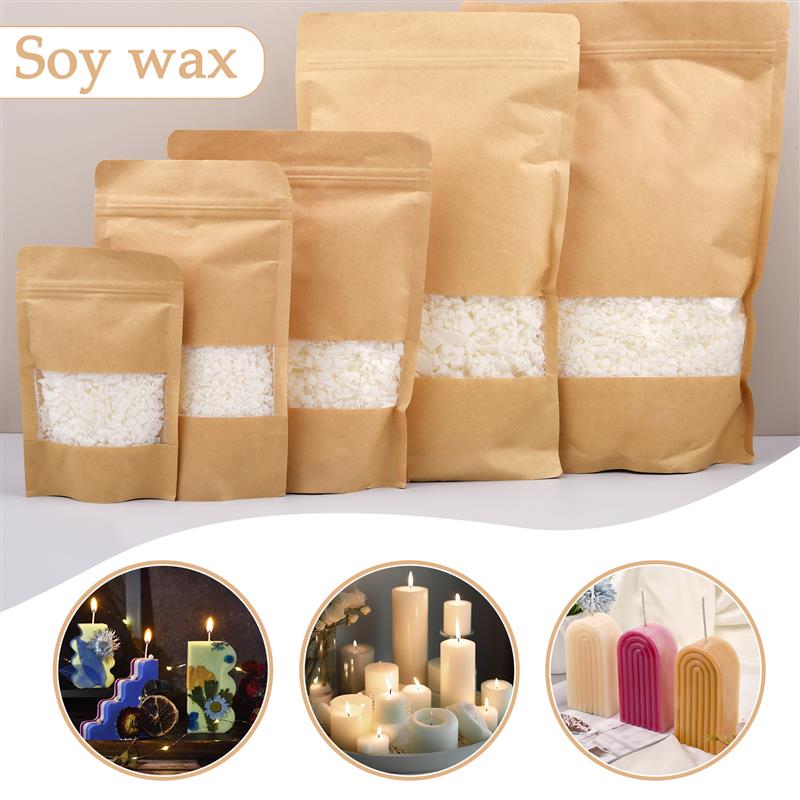 Candle Making Scents - 50-1000g ธรรมชาติขี้ผึ้งถั่วเหลืองบริสุทธิ์ Flake เทียนหอมวัตถุดิบ 100% ไม่มีสารเติมแต่ง