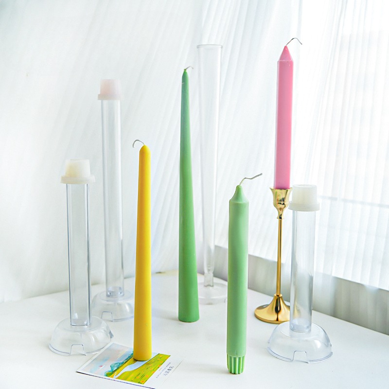 Candle Making Ideas - แม่พิมพ์เทียนอะคริลิกทรงแท่งยาวบาง แม่พิมพ์เทียนแนวตั้งสำหรับทำเทียน