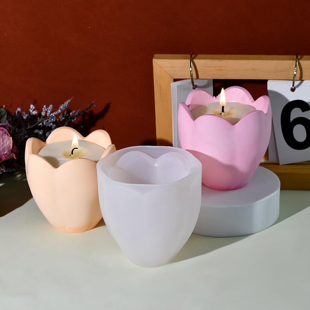 ทิวลิปเทียนผู้ถือแม่พิมพ์ซิลิโ - Candle Making Ideas บทวิจารณ์และราคา