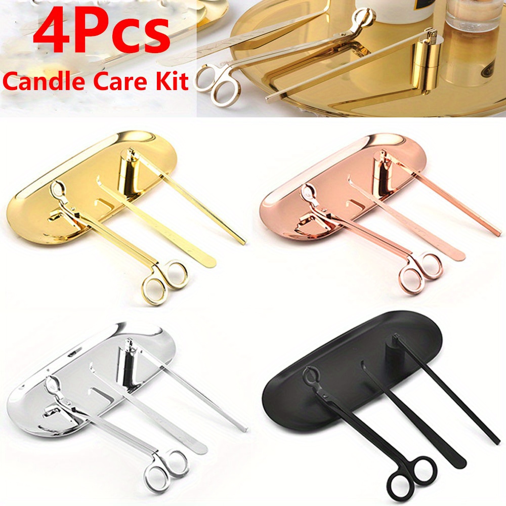 4 ชิ้น/เซ็ตหรูหราเทียนชุดดูแลส - Candle Making Ideas บทวิจารณ์และราคา