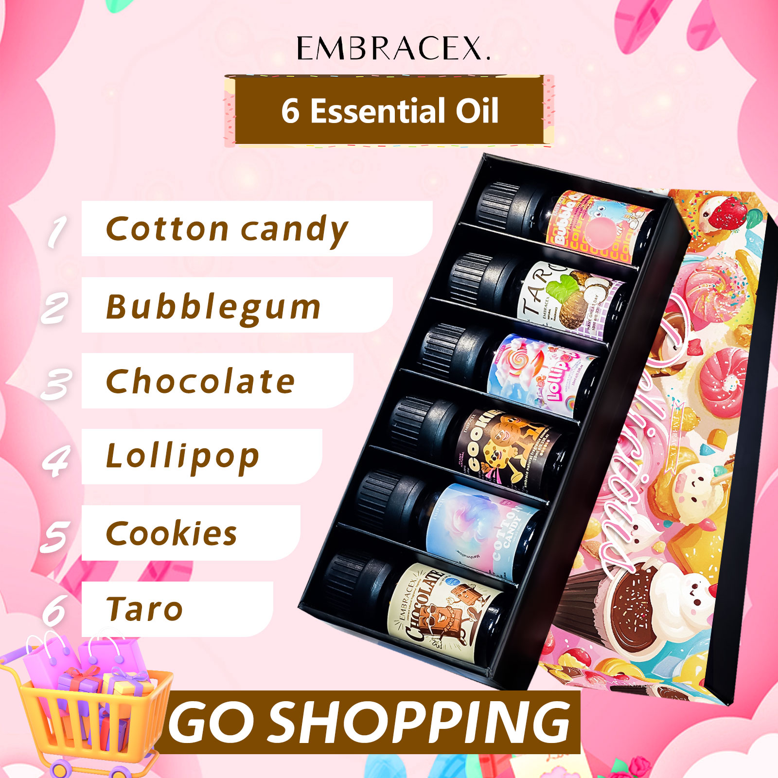 6 ชิ้น/1 ชุด น้ำมันหอมระเหยกลิ - Candle Making Scents บทวิจารณ์และราคา