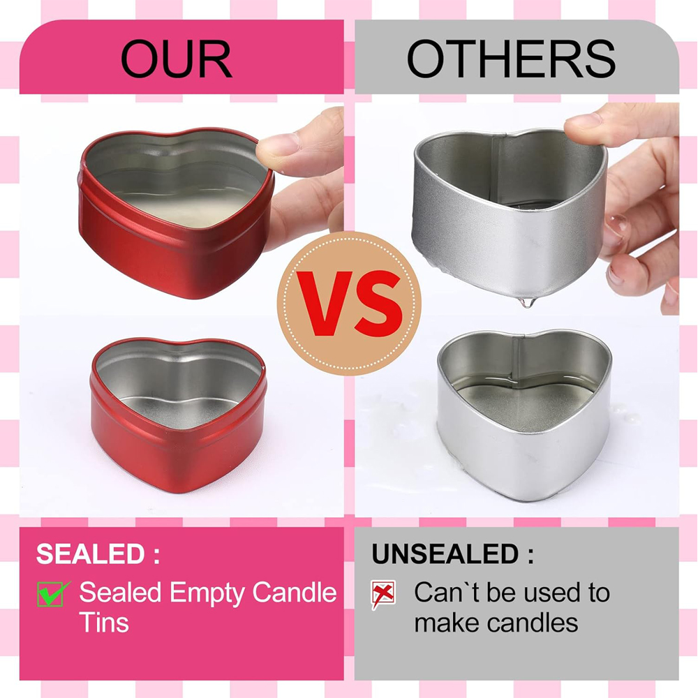 กระป๋องโลหะรูปหัวใจขนาด 2 ออนซ - Candle Making Jug บทวิจารณ์และราคา