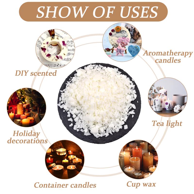 50-1000g ธรรมชาติขี้ผึ้งถั่วเห - Candle Making Scents บทวิจารณ์และราคา