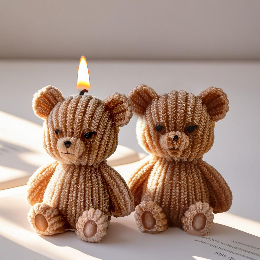 แม่พิมพ์เทียนรูปหมีน้อยน่ารัก  - Candle Making Ideas บทวิจารณ์และราคา