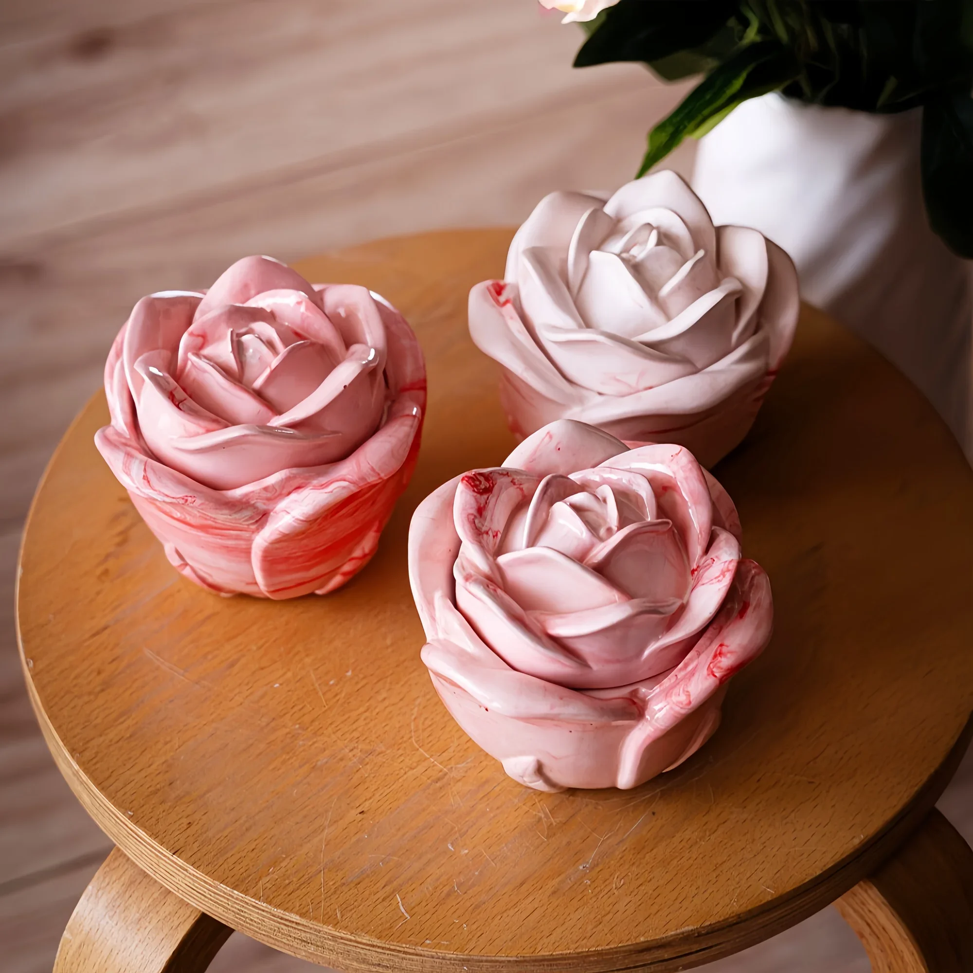 ชุดแม่พิมพ์ซิลิโคนรูปดอกกุหลาบ - Candle Making Design บทวิจารณ์และราคา