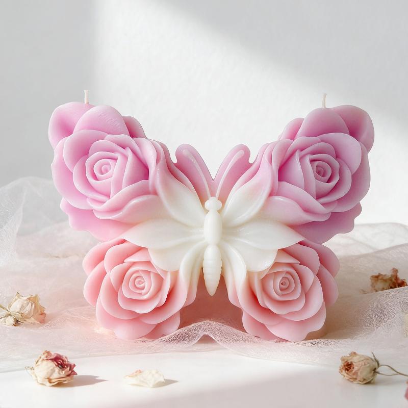 แม่พิมพ์ซิลิโคนรูปผีเสื้อกุหลา - Candle Making Design บทวิจารณ์และราคา