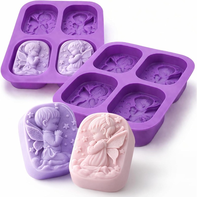 แม่พิมพ์ซิลิโคนรูปนางฟ้า สำหรั - Candle Making Bath บทวิจารณ์และราคา