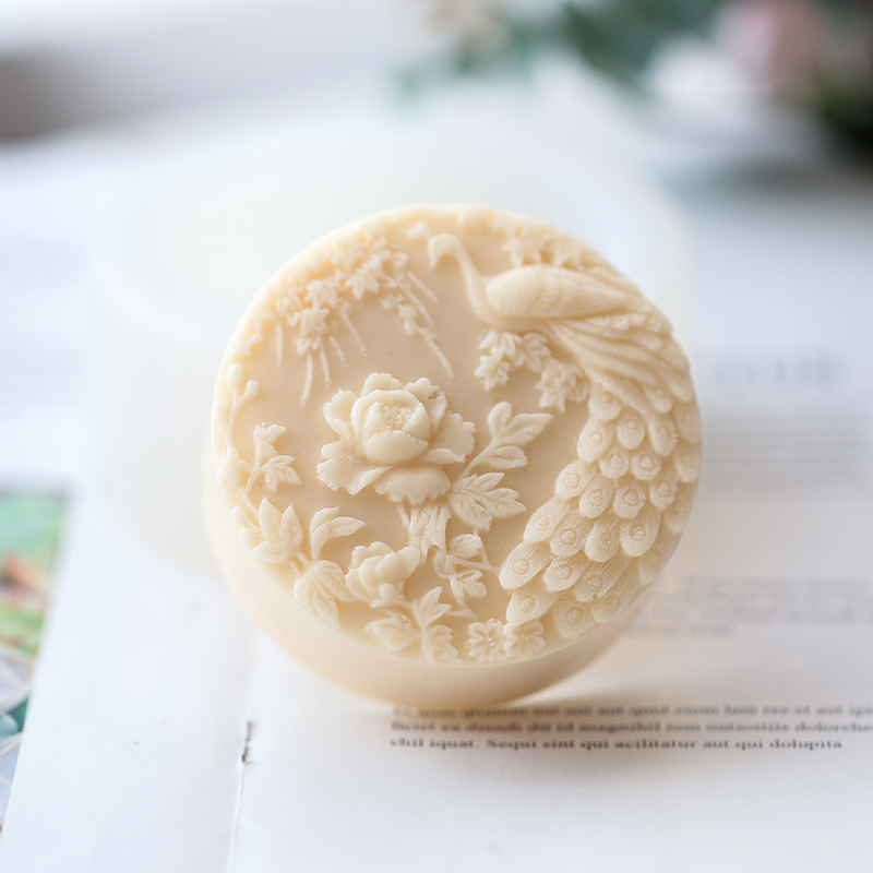 นกยูงดอกไม้รูปแบบซิลิโคนสบู่แม - Candle Making Ideas บทวิจารณ์และราคา