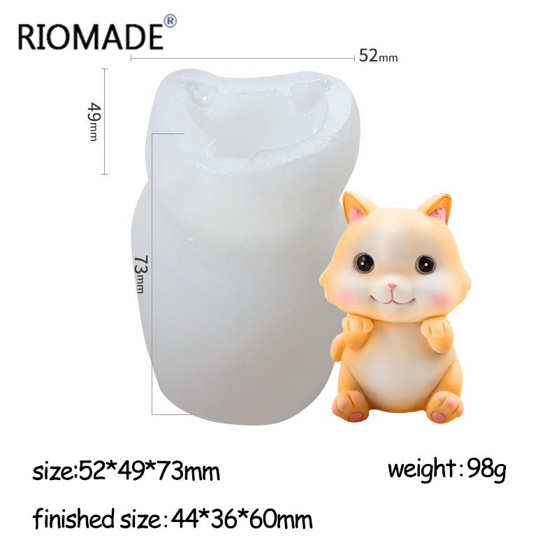 แม่พิมพ์ซิลิโคนรูปแมว 6 แบบ 3  - Candle Making Ideas บทวิจารณ์และราคา