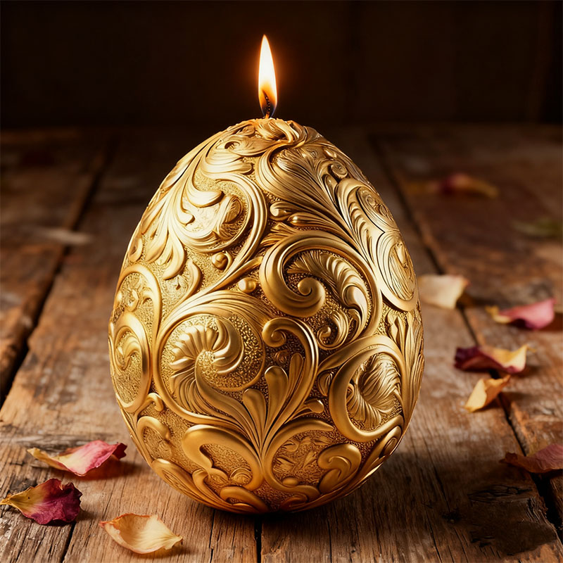 แม่พิมพ์เทียนไขรูปไข่สไตล์บาโร - Candle Making Ideas บทวิจารณ์และราคา